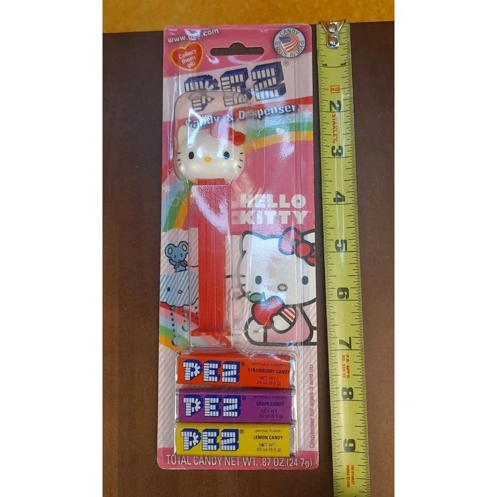 2010 Sanrio Hello‎ Kitty PEZ Dispenser With Red Bow And Red Stem